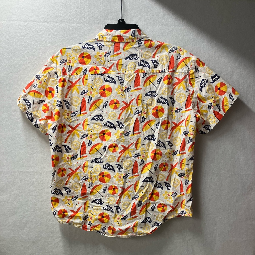 SAMUEL ADAMS BEER HAWAIIAN ALOHA BAHAMA BEACH SHIRT Adult Small - Picture 2 of 3